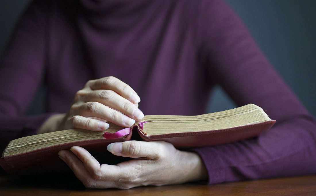 Woman Reading Bible